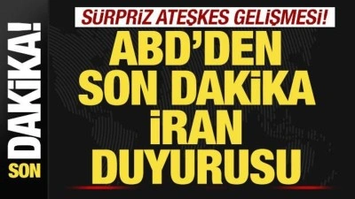 ABD'den son dakika İran duyurusu! S&uuml;rpriz ateşkes gelişmesi