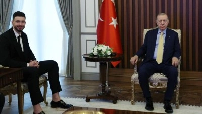 Cumhurbaşkanı Erdoğan, Alperen Şeng&uuml;n'&uuml; kabul etti
