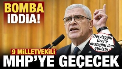 Dervişoğlu desteğini ilan etmişti! Bomba İYİ Parti iddiası! 9 milletvekili MHP'ye ge&ccedil;ecek