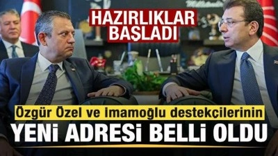 Ekrem İmamoğlu ve &Ouml;zg&uuml;r &Ouml;zel destek&ccedil;ilerinin yeni adresi belli oldu!