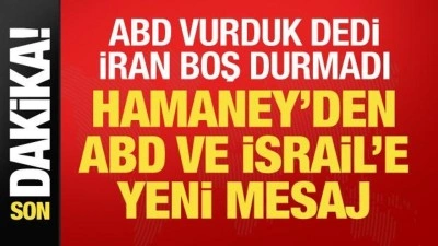 Hamaney'den mesaj! İran: Hava sahamıza giren bir İHA d&uuml;ş&uuml;rd&uuml;k