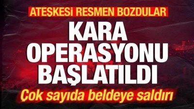 İsrail ateşkesi resmen bozdu! Kara operasyonu başlatıldı! &Ccedil;ok sayıda &ouml;l&uuml; ve yaralı var