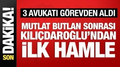 Kılı&ccedil;daroğlu'ndan ilk hamle: CHP'nin &uuml;&ccedil; avukatı azledildi