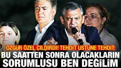 Mutlak butlan sonrası &Ouml;zel'den sokak &ccedil;ağrısı: Olacakların sorumlusu ben değilim