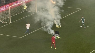 T&uuml;rkiye Kupası finali ilk dakikada durdu