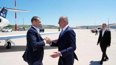 UEFA Başkanı Aleksander Ceferin, İstanbul'a geldi